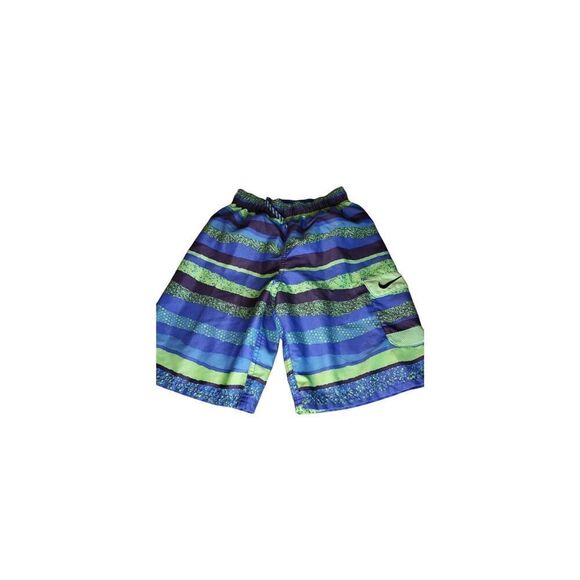 Boys Nike Swim Trunks Blue/Green YSM - Picture 1 of 4